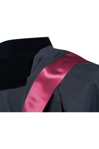 個人設計中大社會科學院学士畢業袍 綠色披肩長袍 畢業袍生產商DA295 細節-5